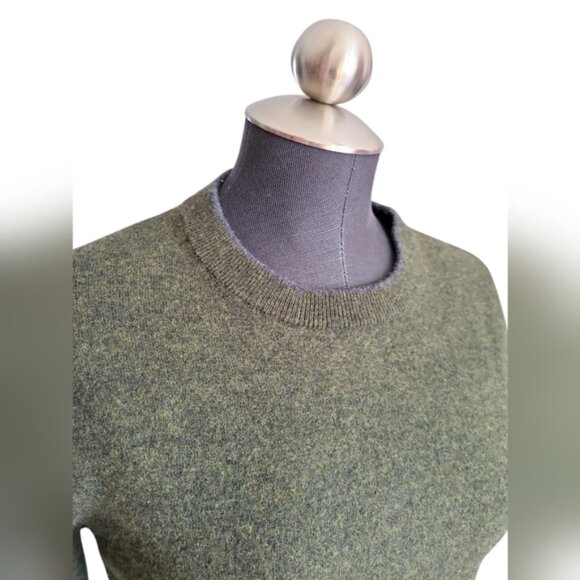 Isaac Mizrahi Luxe Merino Wool Sweater Green Sz small - Picture 7 of 10